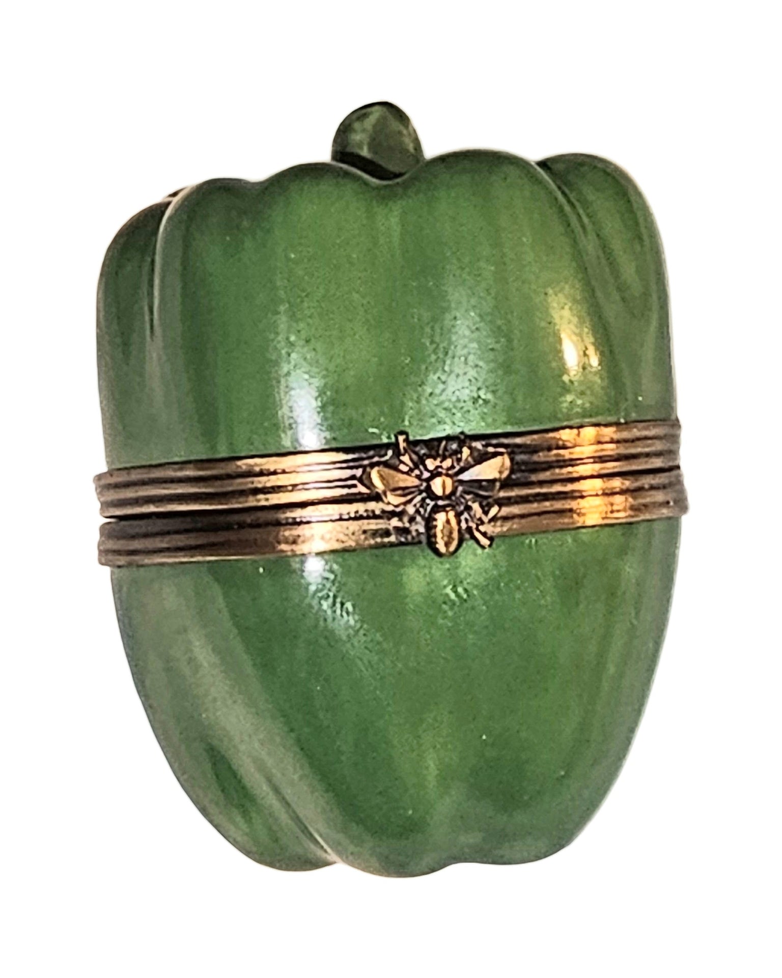 Medium Green Pepper Limoges Box Authentic Limoges Box
