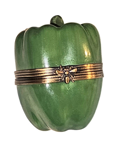Medium Green Pepper Limoges Box Authentic Limoges Box