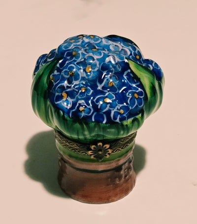 Blue Bouquet of Flowers - PV Limoges Box