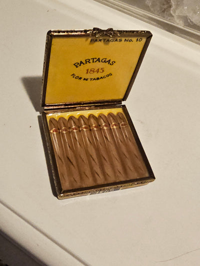 Partagas Cigars in Box Authentic Limoges Box