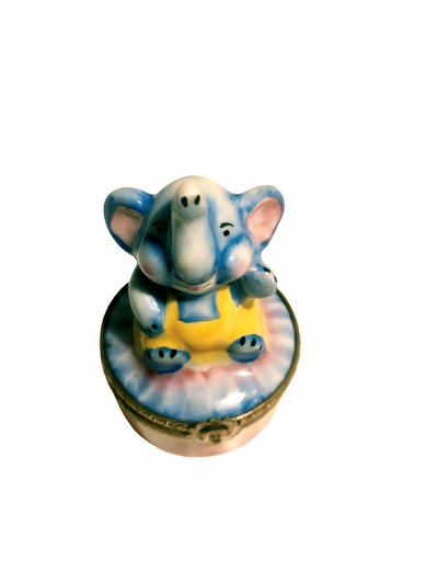 Baby Elephant Authentic Limoges Box