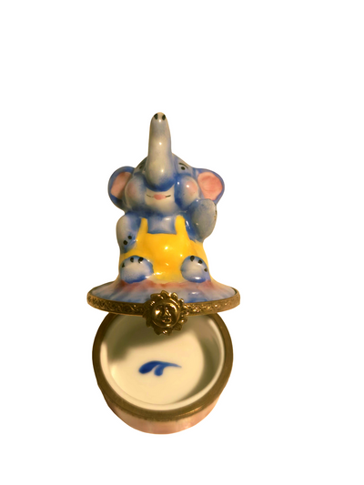Baby Elephant Authentic Limoges Box