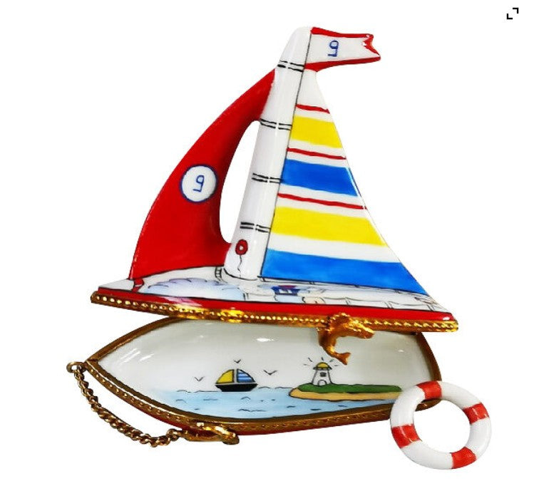 Sailboat w Life Saveer