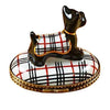 Scottish Terrier Burberry Limoges Box - Limoges Box Boutique