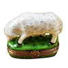 Sheep Porcelain Limoges farm nativity French Trinket Box