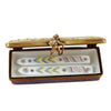 Ski with Skis Porcelain Limoges sports French Trinket Box