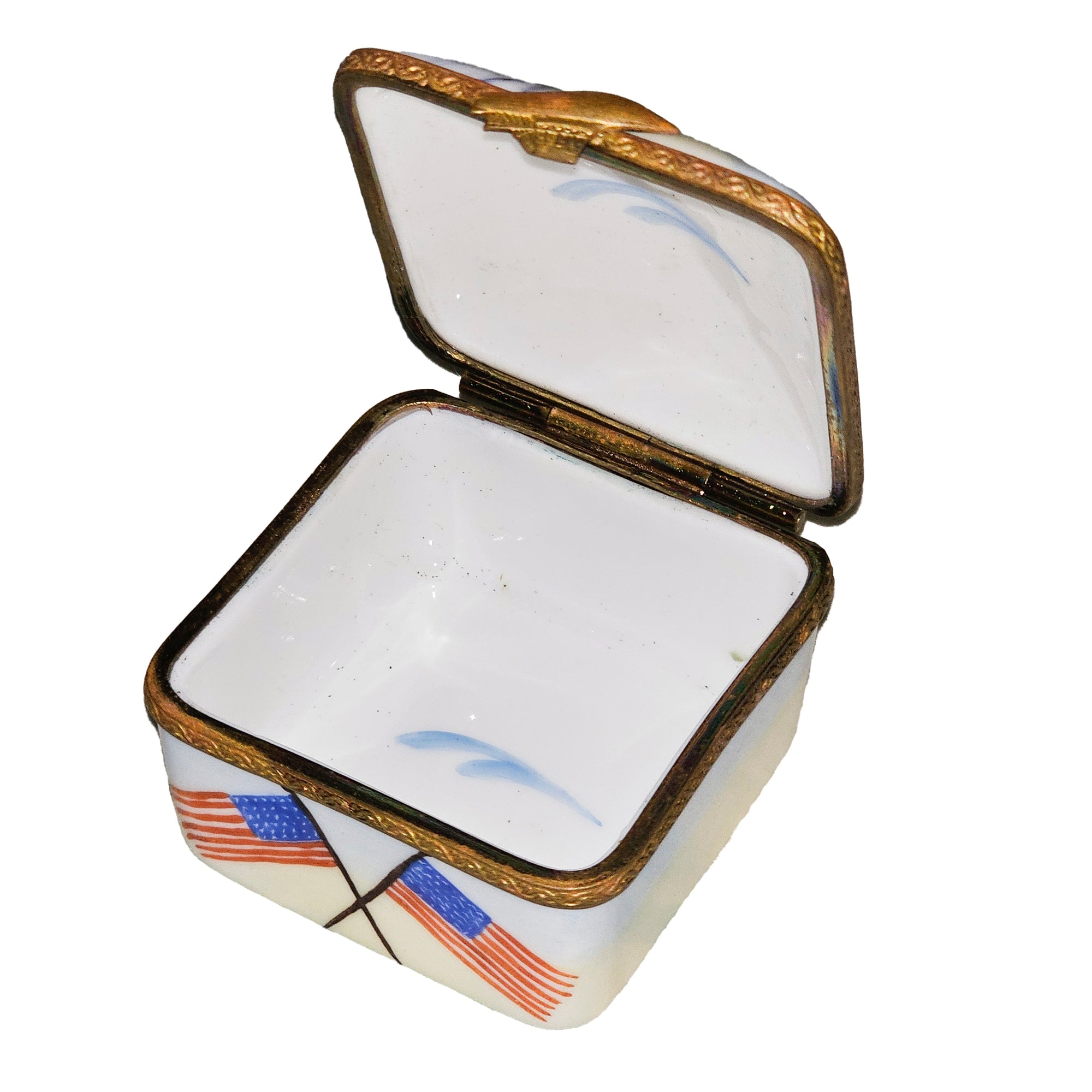 Statue of Liberty Limoges Box Porcelain Limoges traditional patriotic French Trinket Box