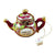 Teapot - Love & Live Happy Porcelain Limoges China Special French Trinket Box