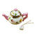 Teapot Tulips Porcelain Limoges china French Trinket Box