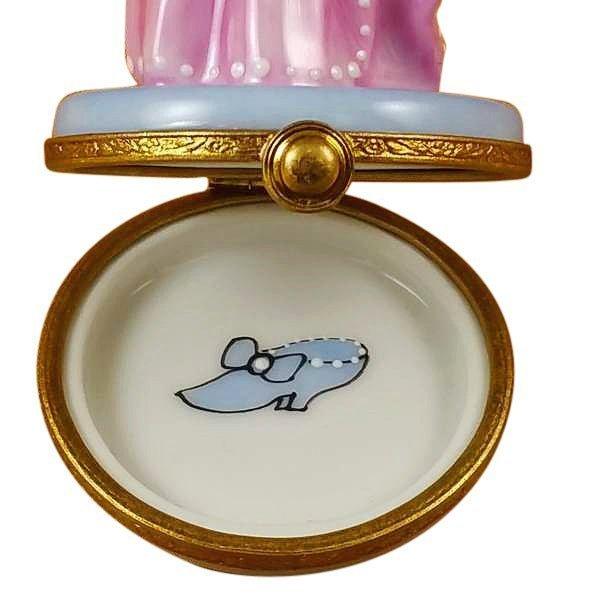The Princess Maybe Cinderella Porcelain Limoges Fairy dance fashion women French Trinket Box
