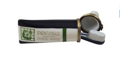 TUBE TOOTHPASTE BLUE/MINT WITH REMOVABLE BRUSH