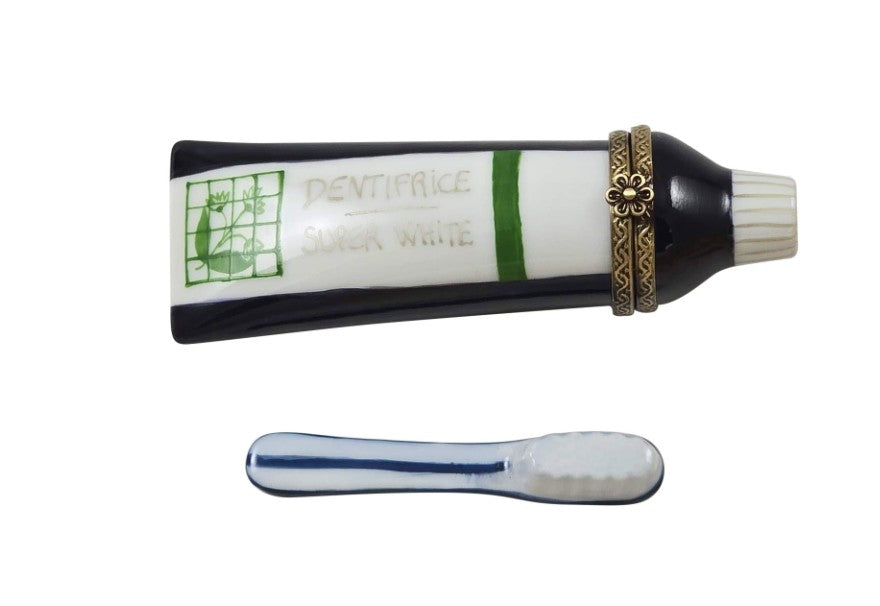 TUBE TOOTHPASTE BLUE/MINT WITH REMOVABLE BRUSH