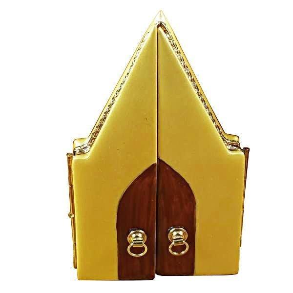 Triptych Christmas Tree Porcelain Limoges xmas christmas tree French Trinket Box