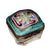 Turquoise Floral Limoges Box Porcelain Limoges Traditional French Trinket Box