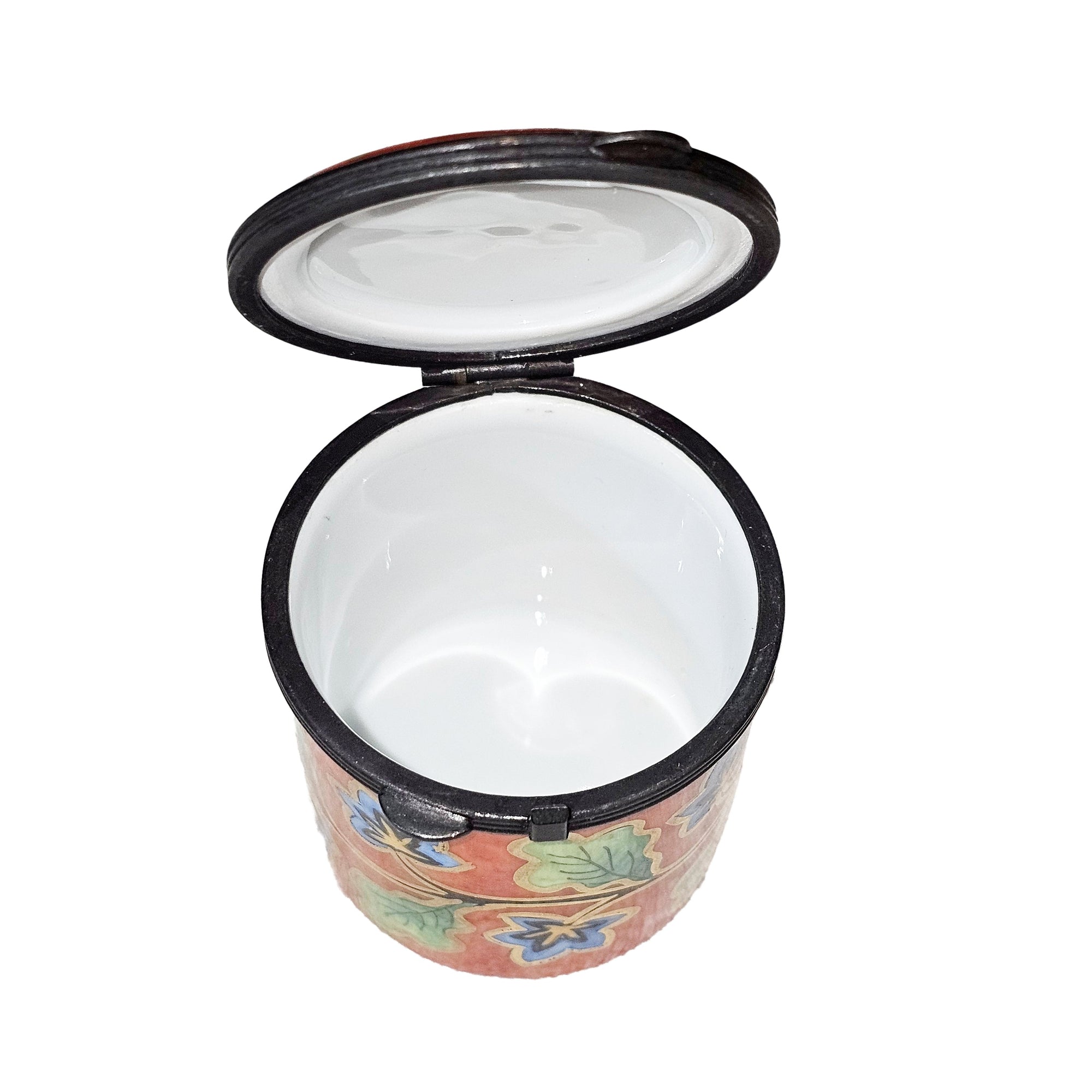 Vibrant Floral Limoges Box Porcelain Limoges traditional French Trinket Box