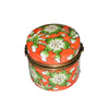 Vibrant Orange Floral Limoges Box Porcelain Limoges traditional French Trinket Box