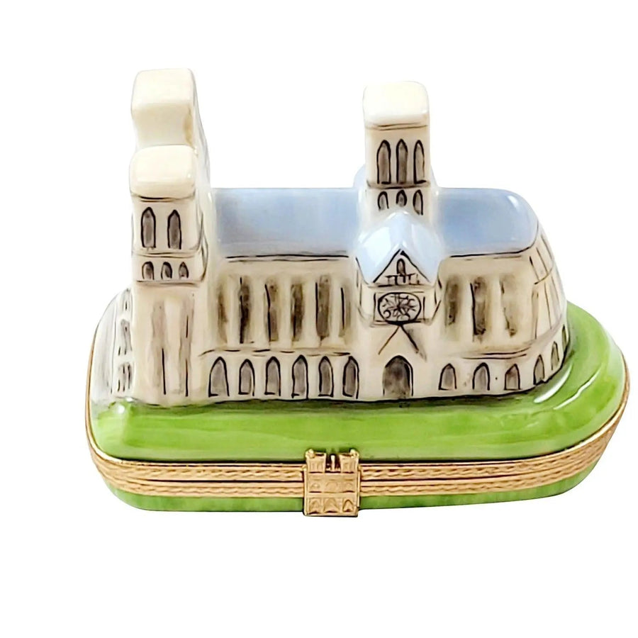 Washington National Cathedral Porcelain Limoges monuments united states religion christian French Trinket Box