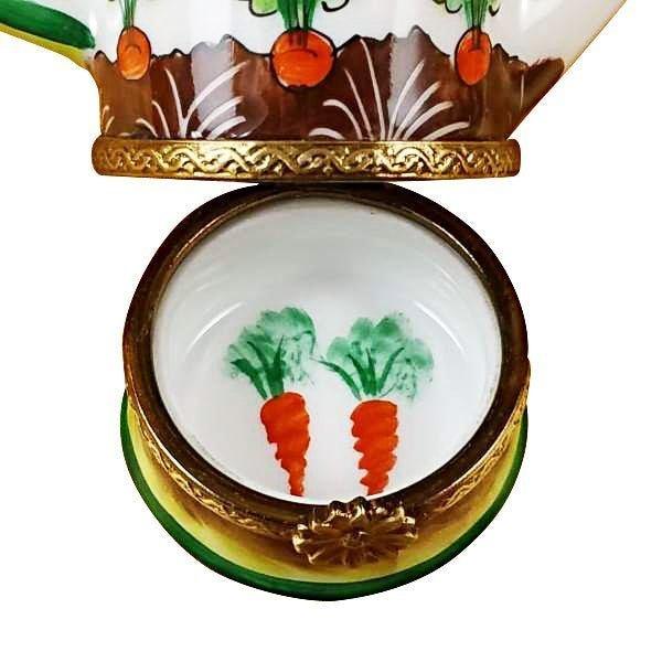 Watering Can with Rabbit Limoges Box - Limoges Box Boutique