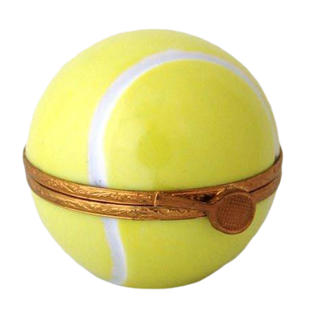 Tennis Ball Limoges Box Figurine - Limoges Box Boutique