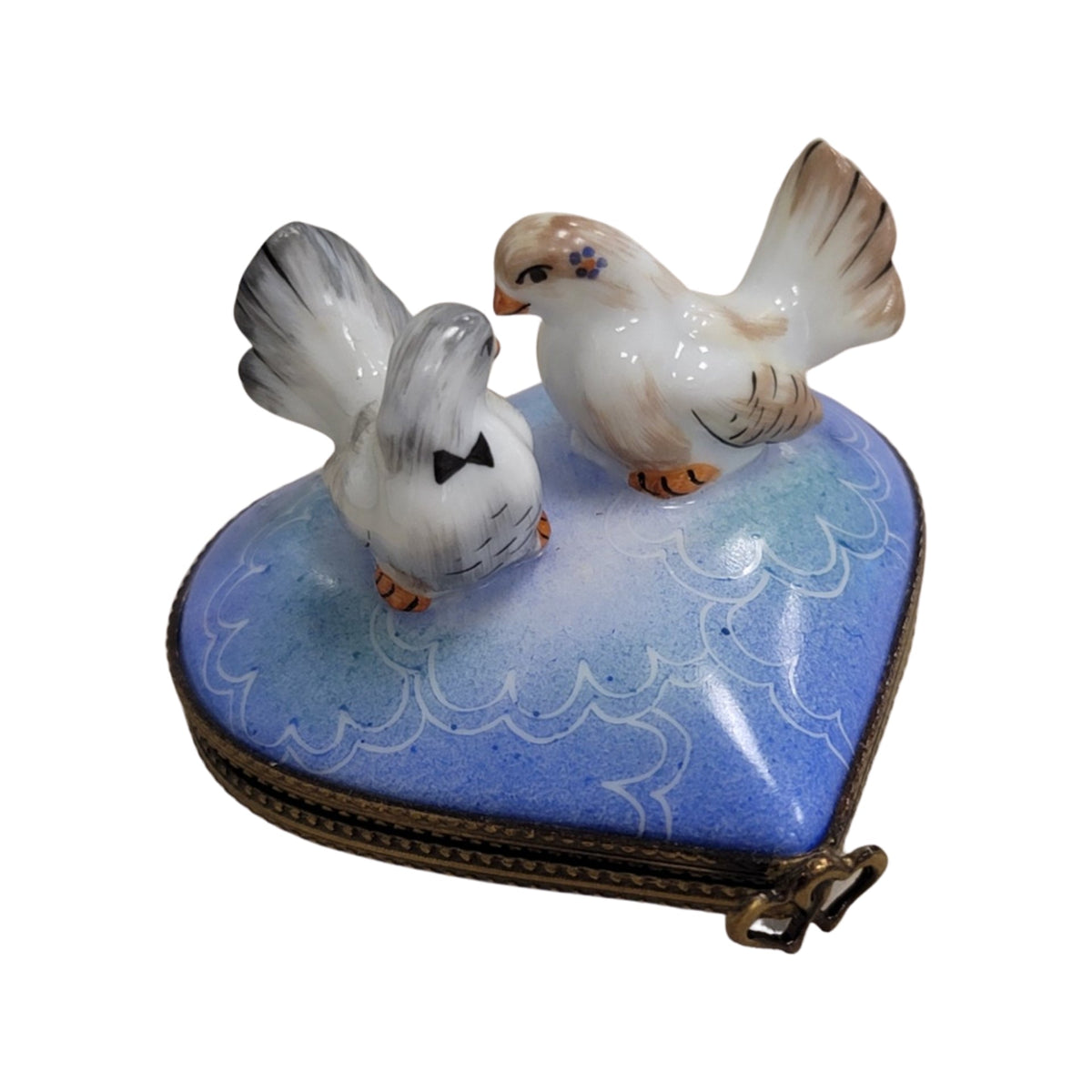 Two Doves on Heart