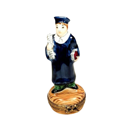 Blue Graduate with Diploma 1-750