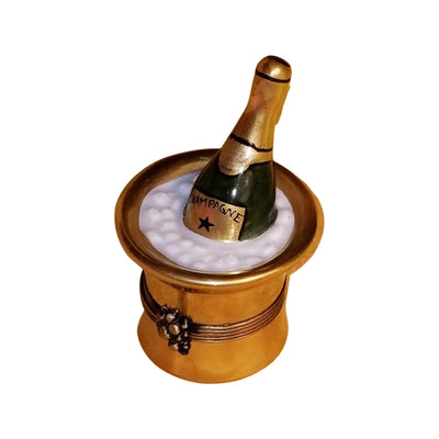 Gold Bucket of Champagne on Ice
