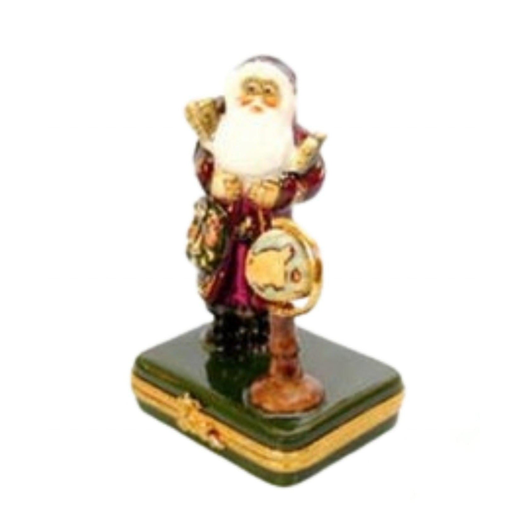 Santa Limoges Box for Holiday Decor
