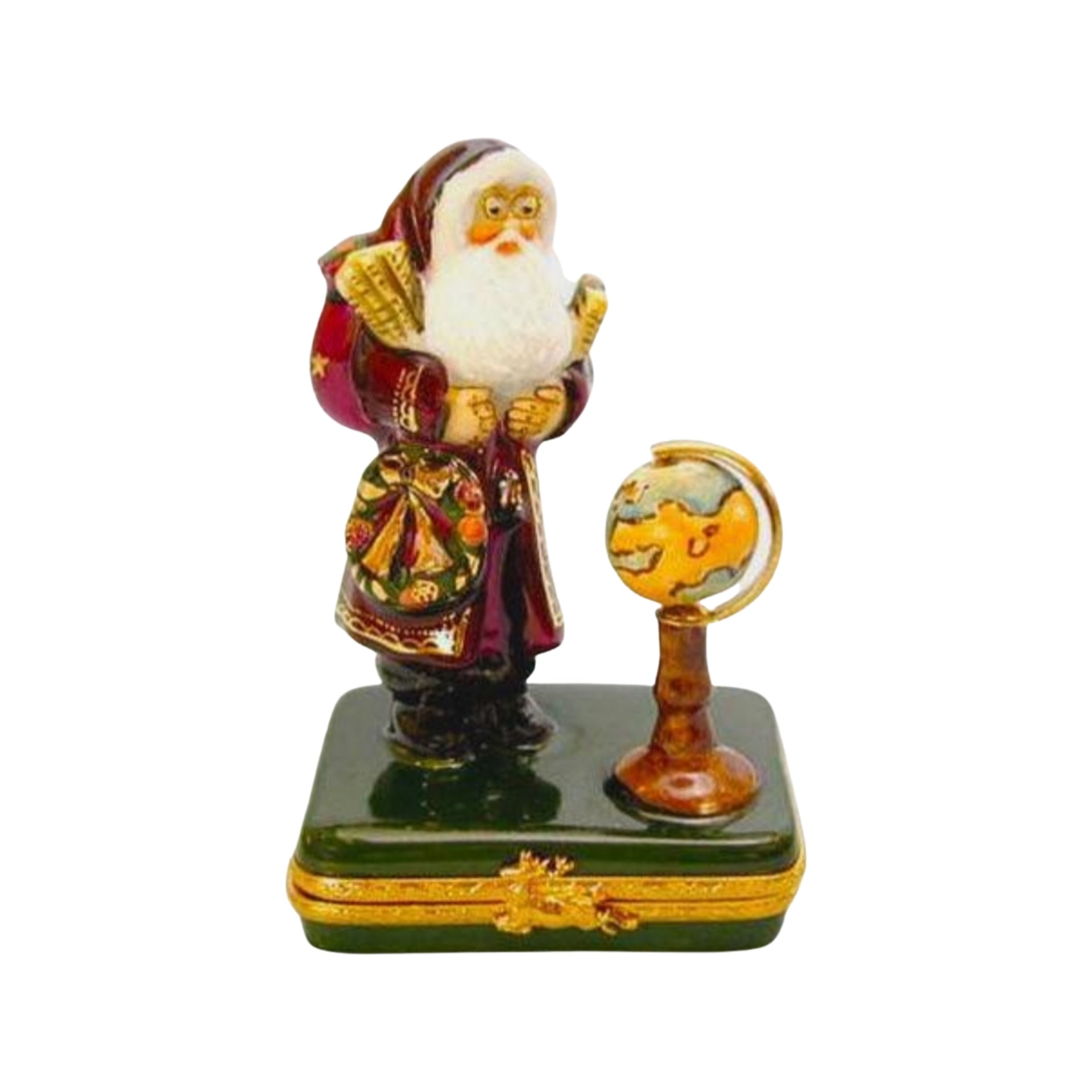 Santa Limoges Box for Holiday Decor