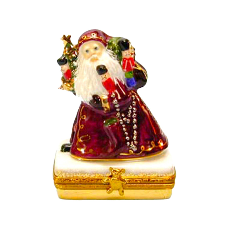 Lynn Haney Santa Toy Soldier Box for Holiday Decor