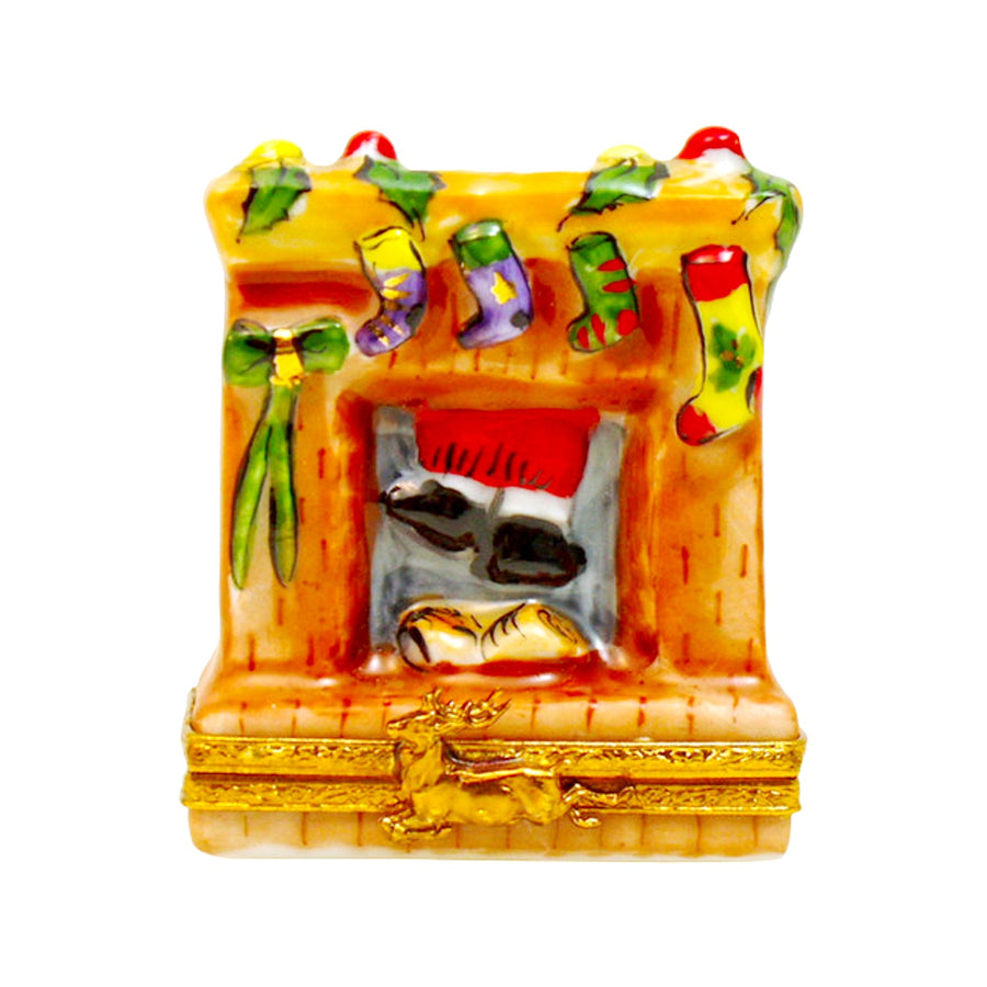 Merry Christmas Chimney Limoges Box