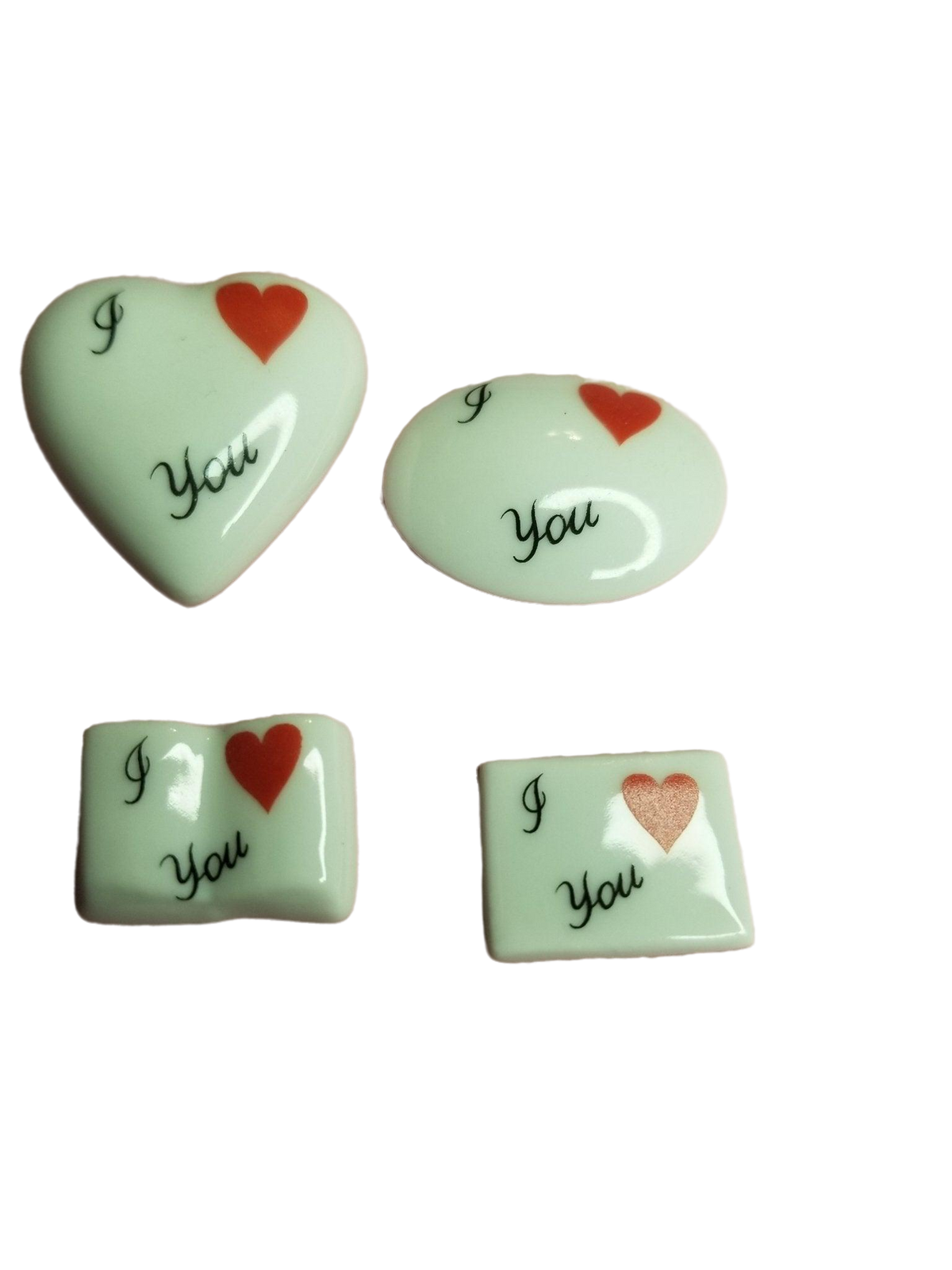 I LOVE You - Goodie is a delightful product featuring a heart-shaped design with the words 'I LOVE You' written in elegant script, perfect for expressing affection and appreciation