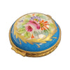 Blue Round Pill-LIMOGES BOXES traditional-CH11M305-ROUNDBLUE