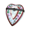 Burgandy Heart-hearts LIMOGES BOXES-CH6D194