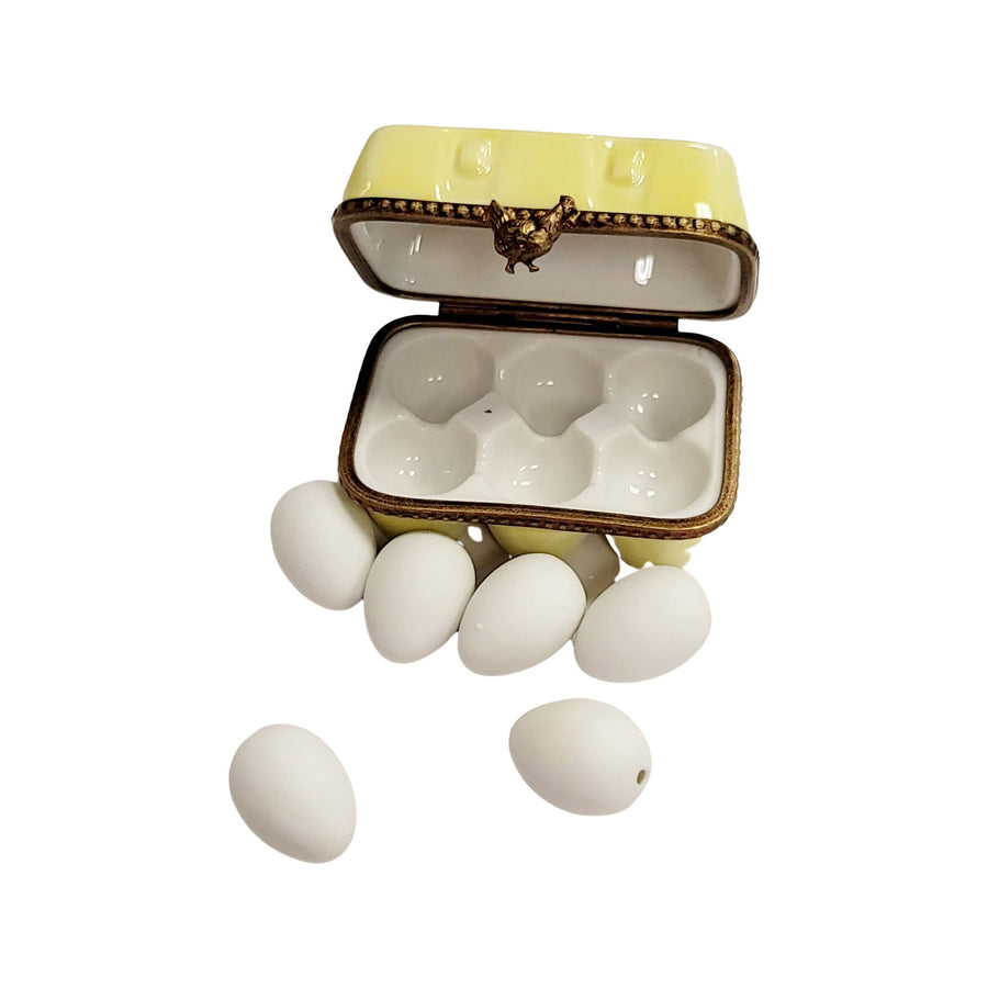 Carton of Eggs Eggs-egg food Limoges Box home-CH1R239