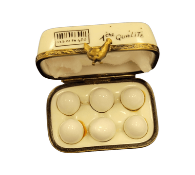 Carton of Eggs Eggs-egg food Limoges Box home-CH2P292