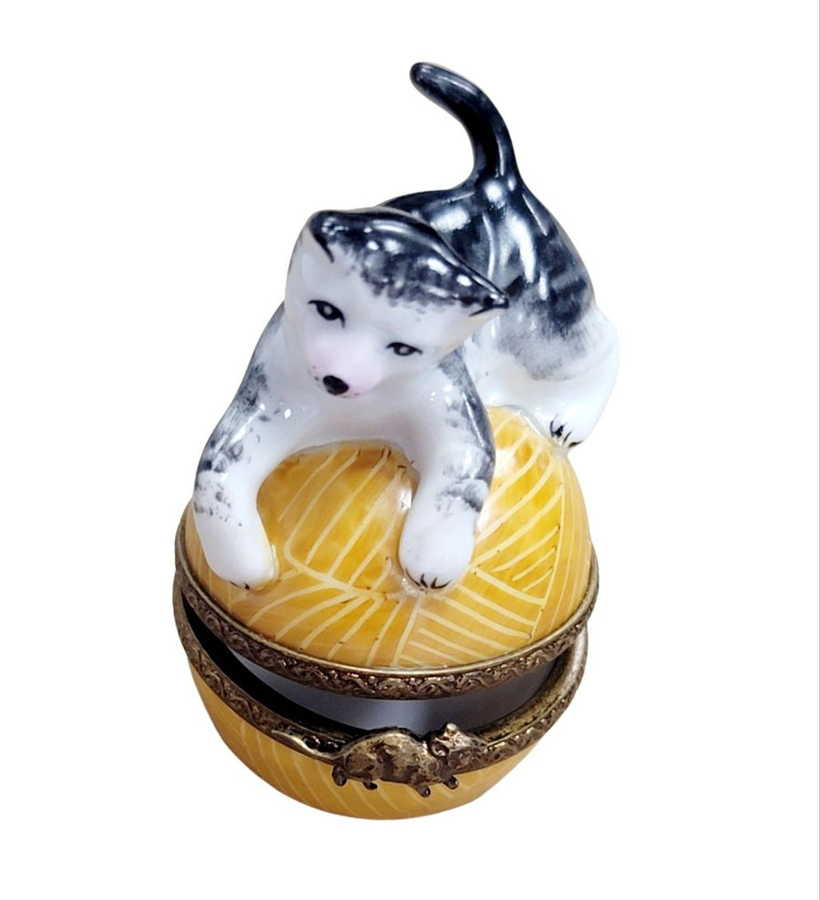 Cat Kitten Figurines Limoges Boxes Collectibles and Gifts