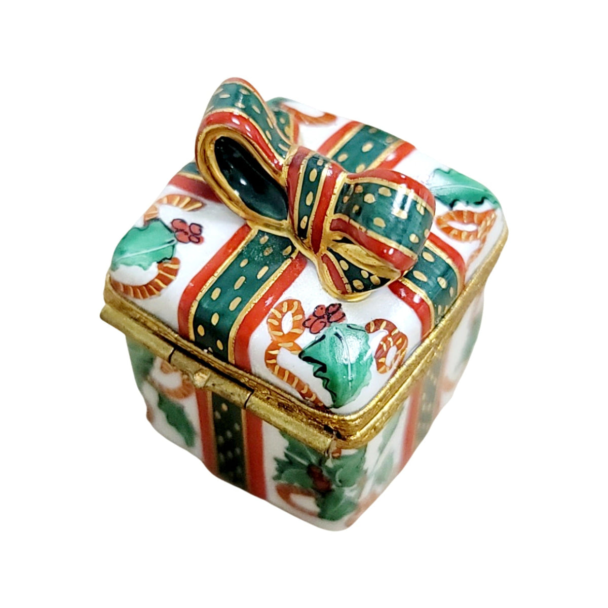 Christmas Present Limoges Box Porcelain Figurine-xmas-CH8C274