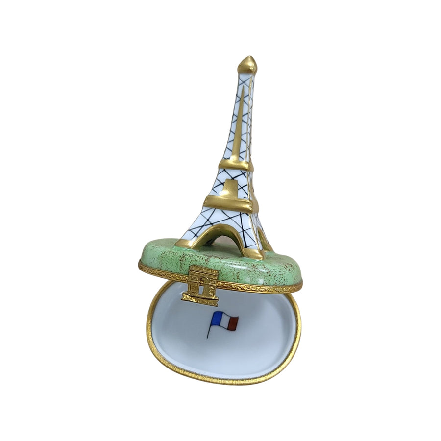 Eiffel Tower on Grass Limoges Box Porcelain Figurine-france LIMOGES BOXES-CH8C271