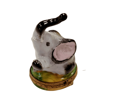 Elephant Wild Animal Limoges Box Figurine - Limoges Box Boutique