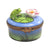 Frog Floating on Water Lillypad Limoges Box Porcelain Figurine-frog LIMOGES BOXES turtle-CH1R301