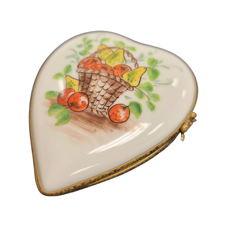 Porcelain Hearts Trinket Boxes - Collectible Figurine Gifts for