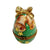 Green Egg Gold Knot Bell-egg LIMOGES BOXES-CH3S151