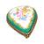 Green Heart Flowers-hearts LIMOGES BOXES-CH11M181