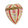 Maroon Heart Flowers-hearts LIMOGES BOXES-CH11M188