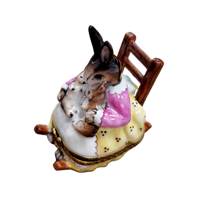 Mother Rabbit Rocker with Baby-mother rabbit baby maternity-CH2P371