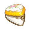 Orange Yellow Heart Flowers-hearts LIMOGES BOXES-CH11M170