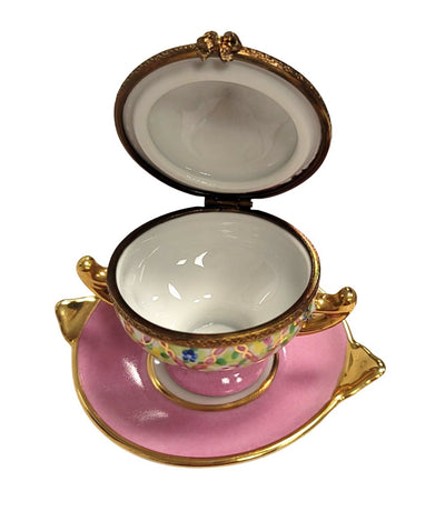 Pink Soup Toureen Limoges Box Porcelain Figurine-home-CH3S208