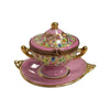 Pink Soup Toureen Limoges Box Porcelain Figurine-home-CH3S208