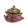 Pink Soup Toureen Limoges Box Porcelain Figurine-home-CH3S208