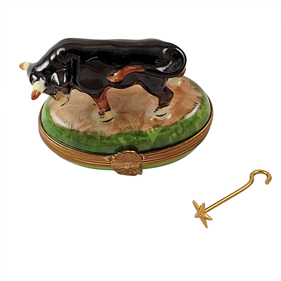 Farm Cows Horses Pig Figurines Collectible Limoges Boxes Gifts